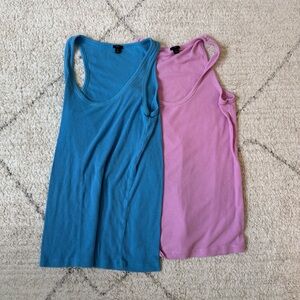 2 J Crew tanks